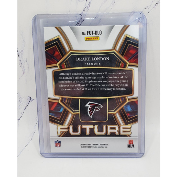 2023 Panini Select - Select Future Drake London #FUT-DLO - Picture 2 of 4
